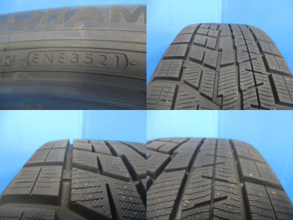 4本 バリ山!! 2021年製 中古 スタッドレス タイヤ ヨコハマ iceGUARD iG60 215/60R17 96Q C-HR アルファード エクストレイル CR-V など_画像3