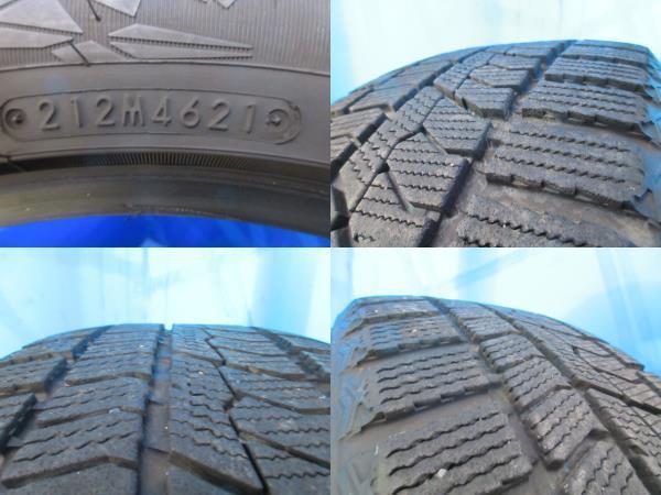 4本 レガシィ B4 ツーリングワゴン BH系 BP系 17インチ 5穴 PCD100 アルミホイール スタッドレス 215/45R17 冬タイヤ トーヨー 21年製_画像7