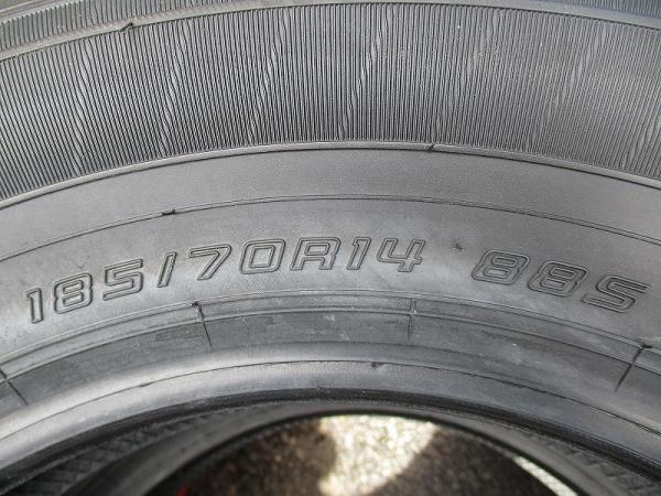 ★福島いわき★ 未使用夏タイヤ2本のみ！補修用等に 185/70R14 エナセーブ EC203_画像3