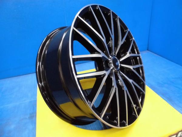 215/45R18 新品 夏タイヤホイール VENES FS01 18インチ 7.5J +48 5H114.3 BKP ドラゴンスポーツ 215/45-18 組込済 4本SET_画像4