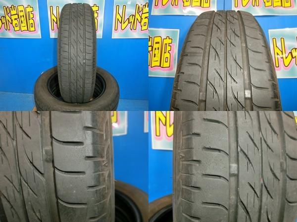 送料無料 中古 ブリヂストン ネクストリー 155/65R14 75S 4本 ワゴンR N-BOX デイズ ルークス スペーシア タント アルト ラパン_画像4