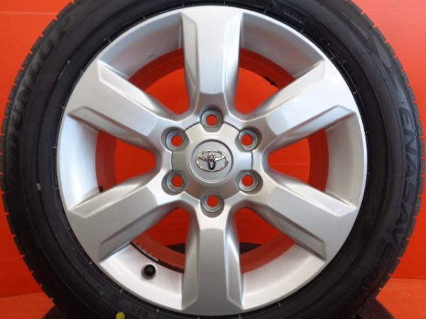 中古 トヨタ プラド純正 17インチ 新品 ダンロップ エナセーブ RV505 215/60R17 2023年製 4本セット ハイエース 200系 夏タイヤの画像3