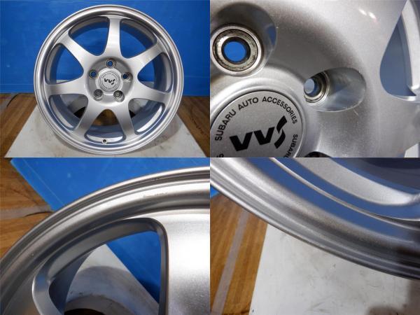 【中古ホイール+アウトレットタイヤ4本】スバル純正オプション 17x8J+53 5H114.3 + ダンロップ エナセーブ RV504 225/50R17 WRX S4_画像4