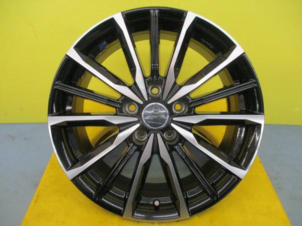 プリウスα 4本 新品 夏タイヤ 中古 社外 アルミ 共豊 SMACK VALKYRIE + 215/50R17 特選 輸入タイヤ ZVW40W リーフ 日産 ZE0 ZE1 足利_画像2