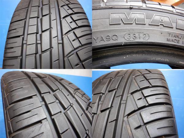 処分市 中古タイヤホイールセット メッシュホール 18x7J+48 5H114.3 + MARSHAL MATRAC XM 225/45R18 マークX オデッセイ エスティマ 等_画像5