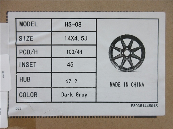 4本SET Human line HS-08 DG ダンロップ EC204 2022年製 165/55R14インチ MM01系 フレアワゴン AZワゴン キャロル スピアーノ プレオ_画像8