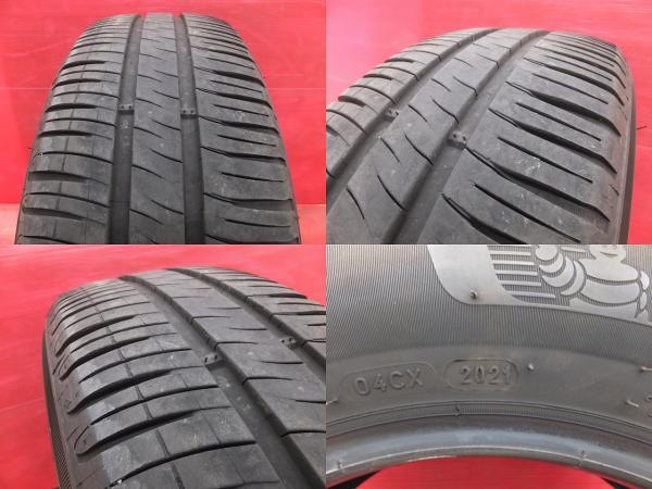 新品ホイール 中古夏タイヤ セット 共豊 ザイン-EK ブラック 14インチ ミシュラン エナジーセイバー4 185/70R14 21年製 E12 ノート等_画像6