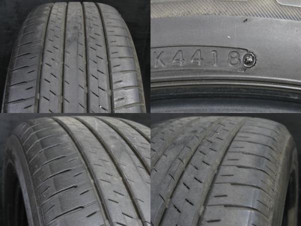 中古 夏 タイヤ 235/55R18 4本セット ブリヂストン DUELER H/L 33 サマータイヤ 単品 SUV オンロード ハリアー NX ティグアン 白河の画像4