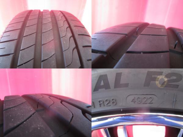 送料無料 限定1台! stich 18 8.0 +45 5H114.3 + MINERVA RADIAL F205 225/40R18 22年製造 中古 4本セット インチアップ カスタム 等_画像7