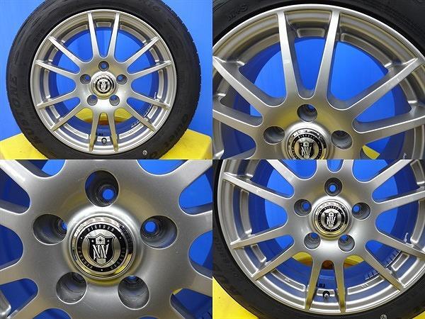 リーフ オーリス アイシス ルミオン ブレイド 中古 ニルヴァーナ 16インチ 新品 KUSTONE 205/55R16 日産 LEAF トヨタ 前期 後期_画像2