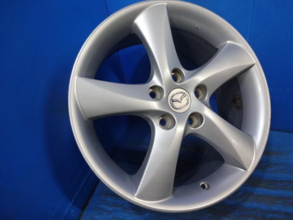 送料無料 中古品 MAZDA マツダ まつだ 純正アルミホイール 4本セット 17インチ 7.0J IS55 5H114.3 スタッドレス用 アテンザスポーツワゴン_画像9