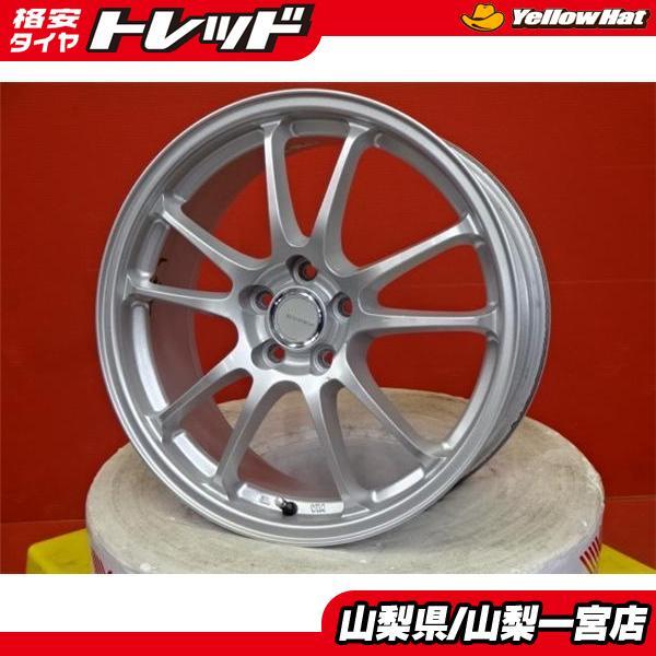 ★インプレッサ エクシーガ XV★17インチ社外中古ホイール4本【中古】エコフォルム 17X7.0+53 5H100 送料無料_画像1