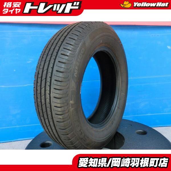 2021年製 185/70R14 格安 中古 1本 ブリヂストン エコピア NH100 パンク スペア 補修用 ノート フリード フィールダー シビック 岡崎_画像1