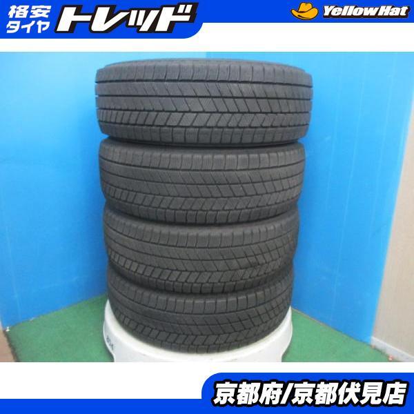 4本 バリ山!! 2023年製 中古 スタッドレス タイヤ ブリヂストン BLIZZAK VRX3 195/65R15 91Q ノア ヴォクシー プリウス セレナ などに_画像1