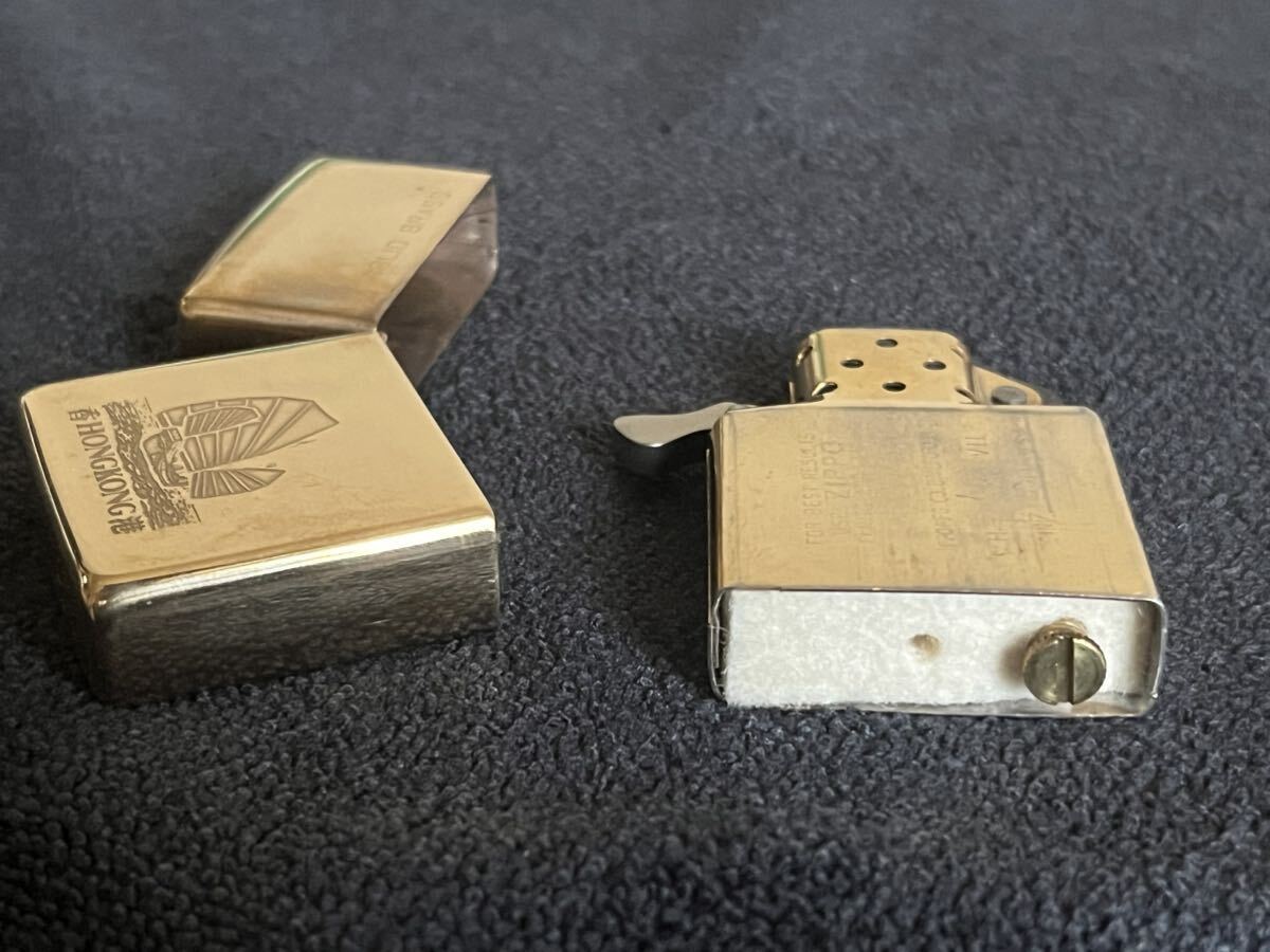 ZIPPO SOLID BRASS 1932-1991 HONGKONG ジッポー ソリッドブラス 香港_画像6