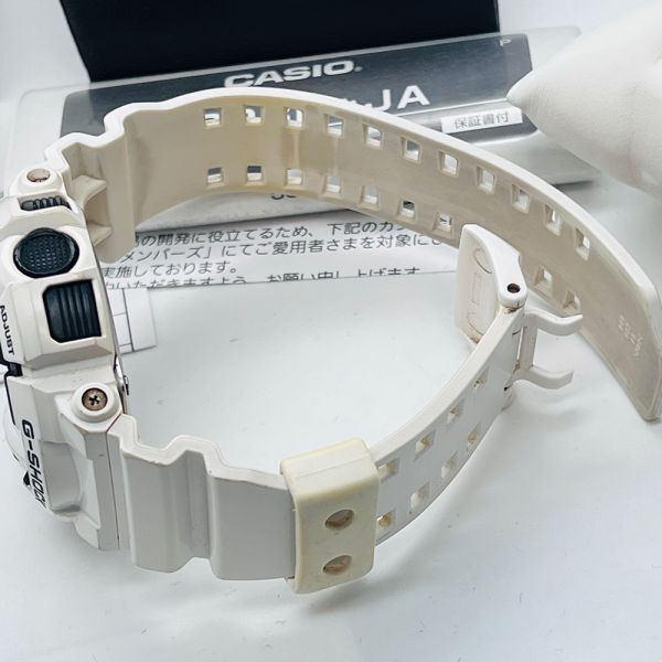 CASIO G-SHOCK GA-400-7AJF 5398 カシオ Gショック ホワイト デジアナ デジタル 腕時計 中古 稼働品 #1の画像7