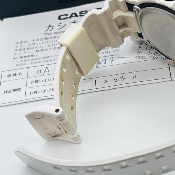 CASIO G-SHOCK GA-400-7AJF 5398 カシオ Gショック ホワイト デジアナ デジタル 腕時計 中古 稼働品 #1_画像8