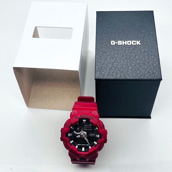 CASIO G-SHOCK GA-700-4A カシオ Gショック レッド クォーツ アナデジ デジアナ デジタル 腕時計 中古 箱付 稼働品 #16_画像2