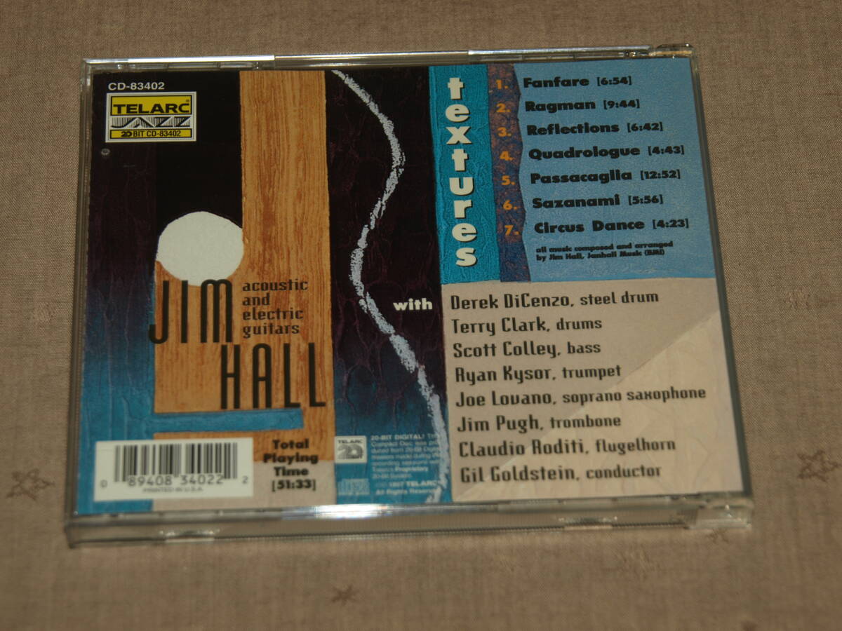 【希少】ジム・ホール『テクスチャーズ』7曲 帯あり 廃盤 JIM HALL／textures (CD-83402)_画像2