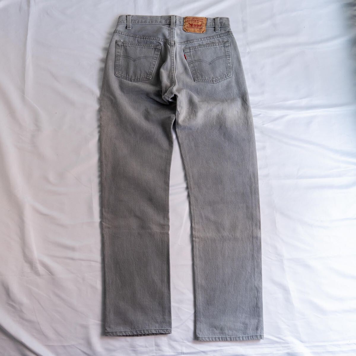 レア Levi’s 501 先染めグレーデニム USA製 80s 表記W31 リーバイス 0636_画像6