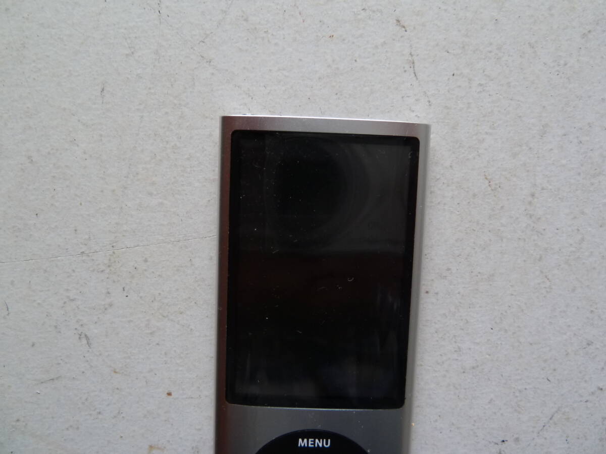 Apple iPod nano　A1320　社外ACアダプター付き　シルバー　ジャンク　