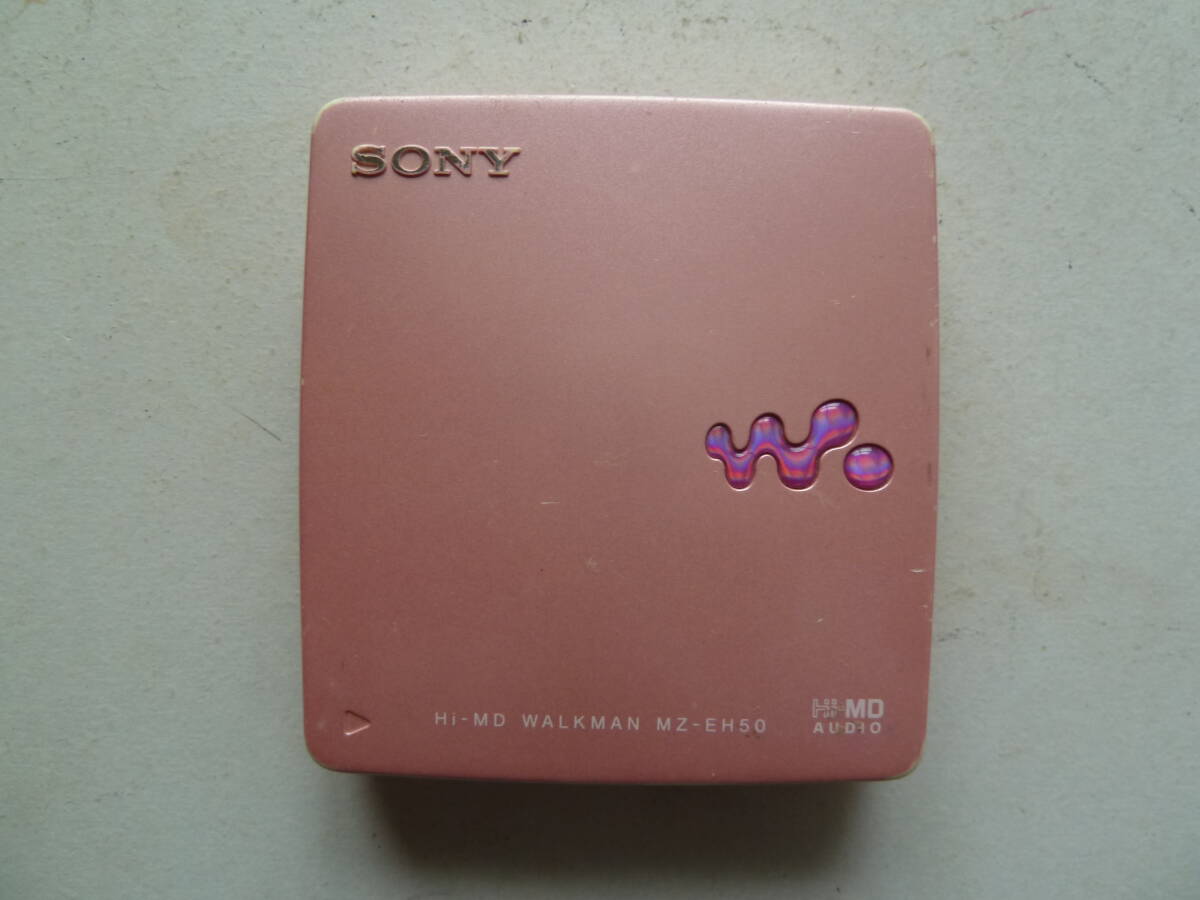 SONY　ソニー　MD　WALKMAN　MZ-EH50　ピンク　　ＭＤウォークマン_画像2