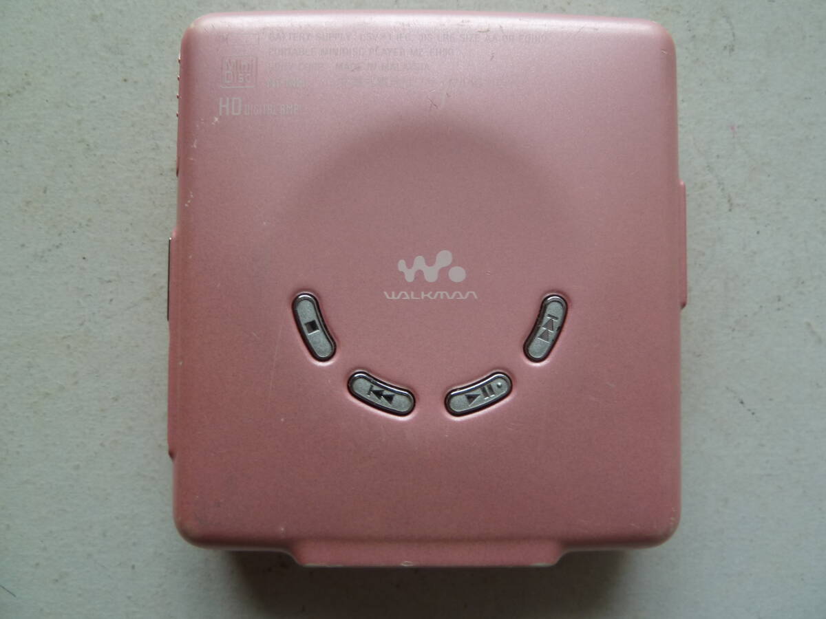 SONY　ソニー　MD　WALKMAN　MZ-EH50　ピンク　　ＭＤウォークマン_画像4