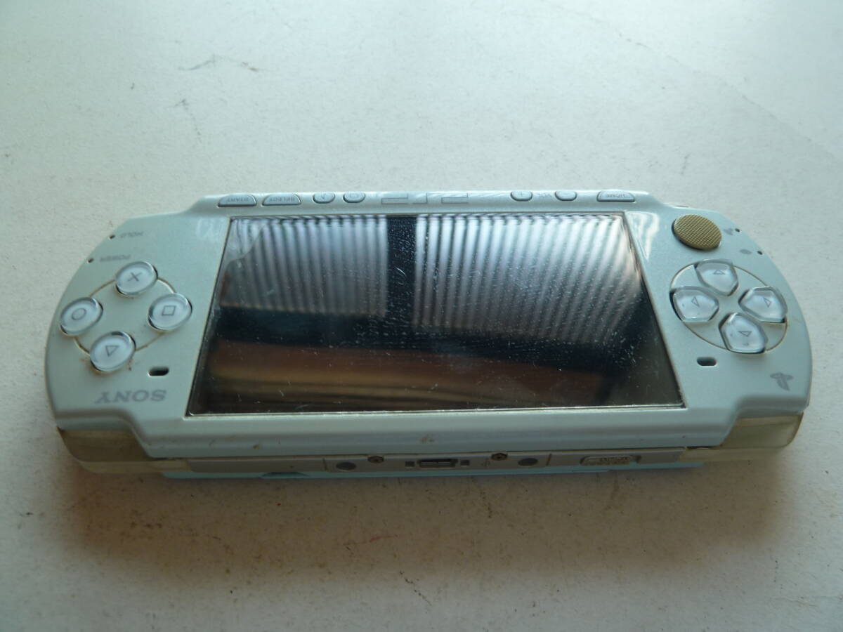 SONY ソニー PSP2000 ブルー バッテリー欠品 動作未確認の画像8