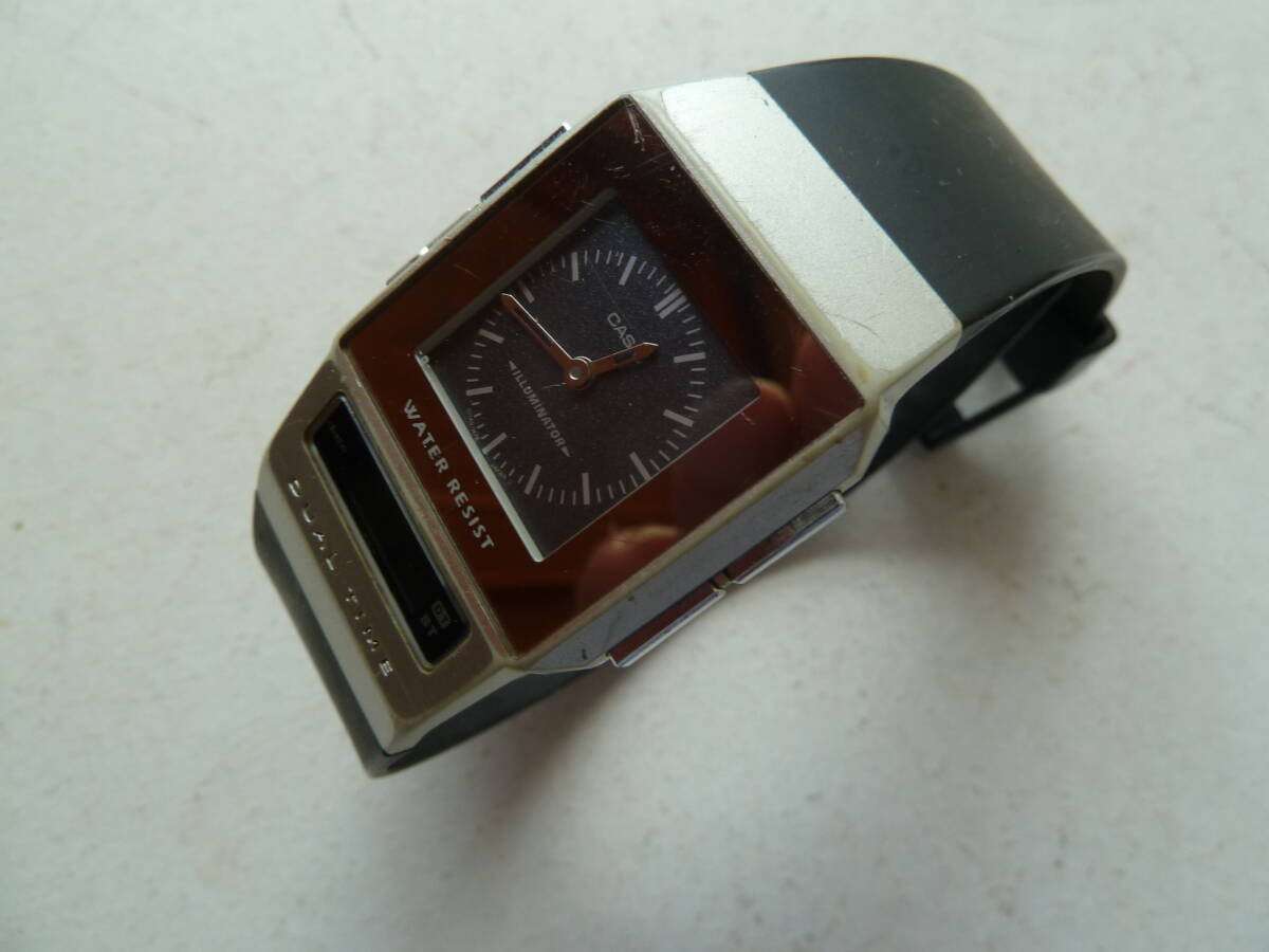 CASIO カシオ FS-01 デジアナ デュアルタイム 腕時計 電池交換済み 稼働品 ペラウォッチの画像3