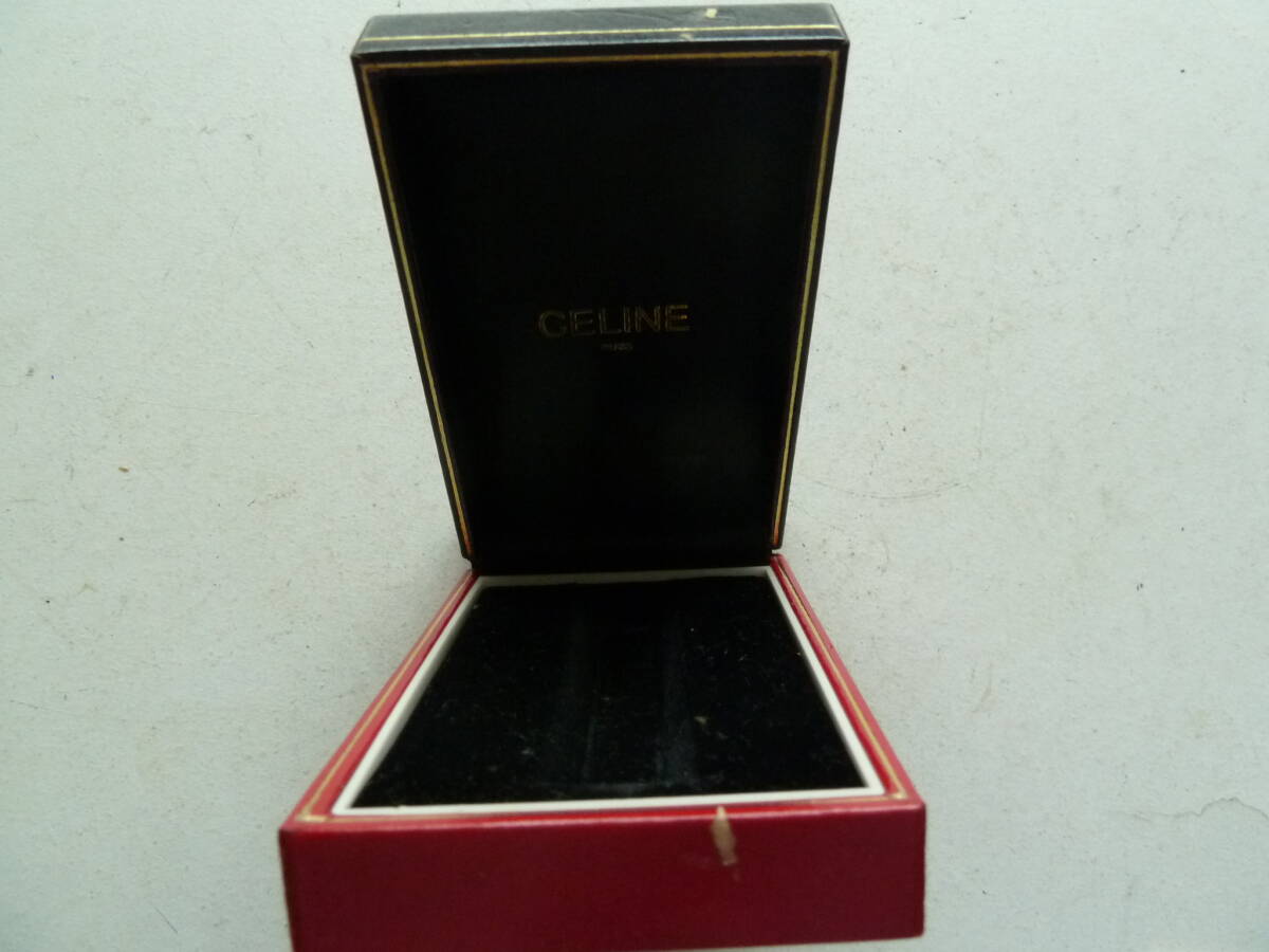 CELINE セリーヌ 六角形 ガスライター 金色モデル 箱 ギャランティカード付き 着火未確認の画像9
