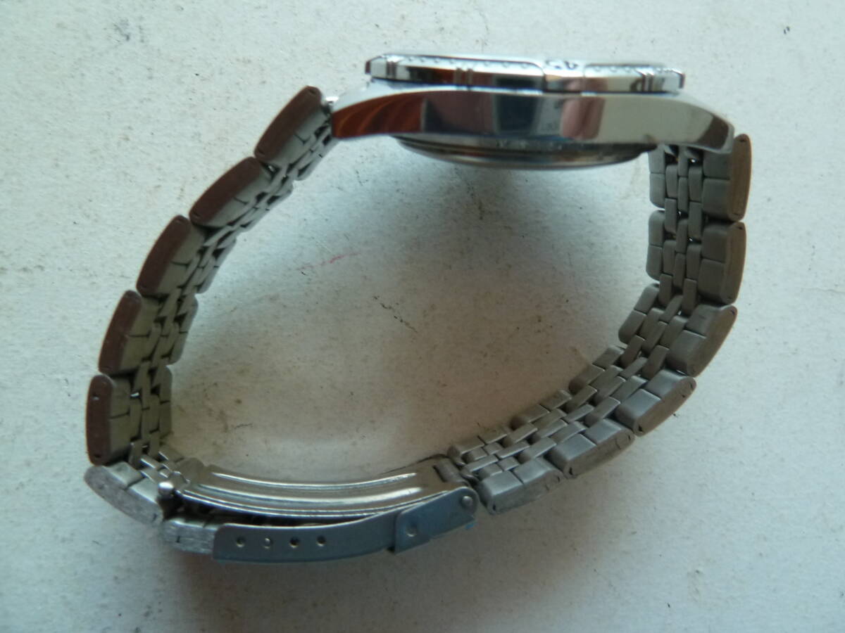 VOSTOK ボストーク ロシア製 メンズ 自動巻き 31石 腕時計 回転ベゼル 青文字盤の画像5