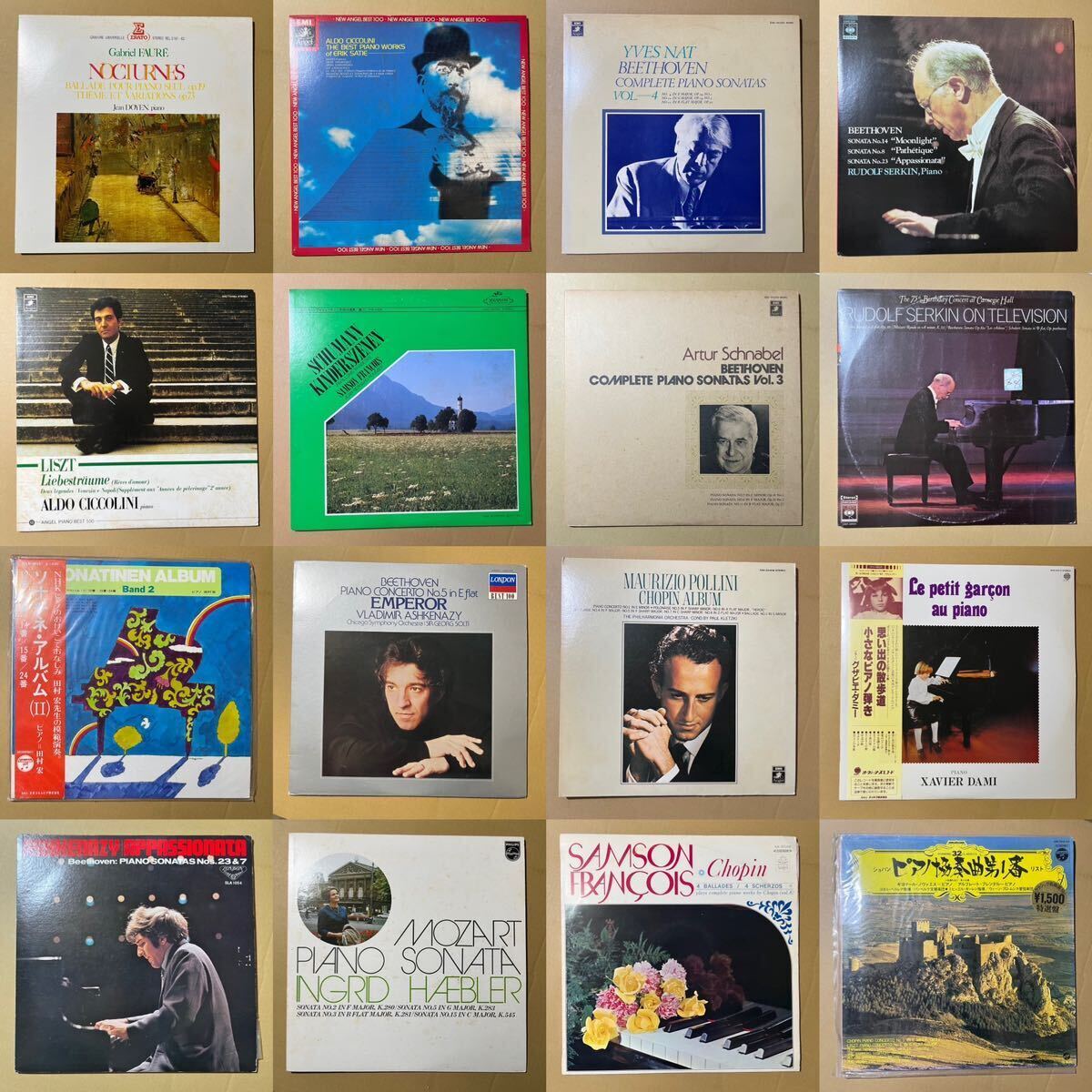 64枚 ピアノ作品など Classic piano LP レコード セット 器楽 大量 まとめ 名盤 ニコラー・エワ 他 クラシックの画像4
