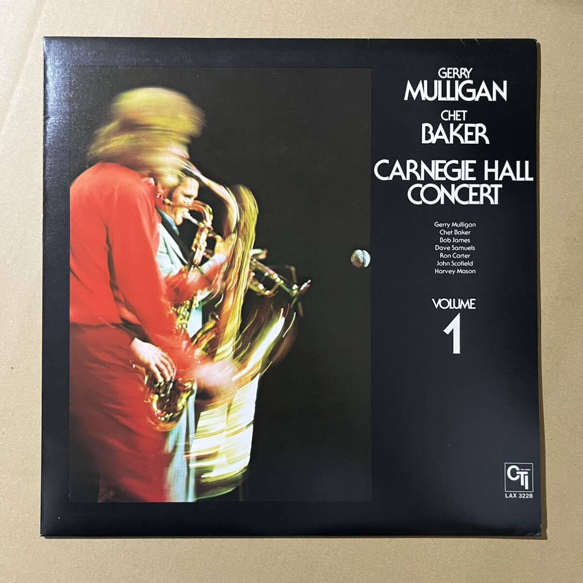 美盤 / VAN GELDER刻印/ Gerry Mulligan / Chet Baker / Carnegie Hall Concert Volume 1の画像1