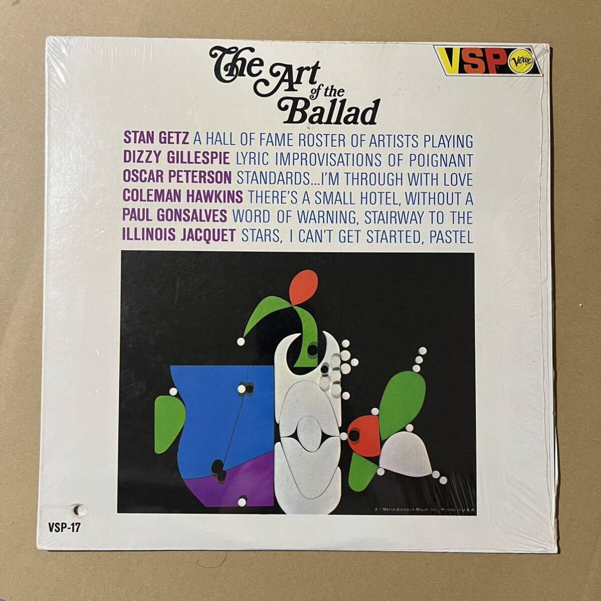 米盤 / オリジナル / 両溝 / The Art of the Ballad :STAN GETZ/DIZZY GILLESPIE/OSCAR PETERSON/COLEMAN HAWKINSの画像1