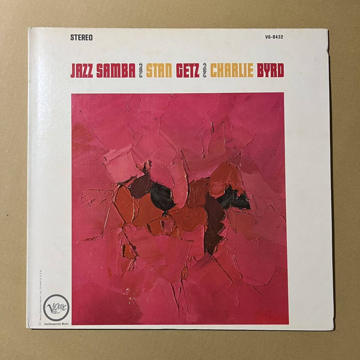 米盤/ Verve / 黒T字/ Stan Getz, Charlie Byrd / Jazz Samba / スタン・ゲッツの画像1