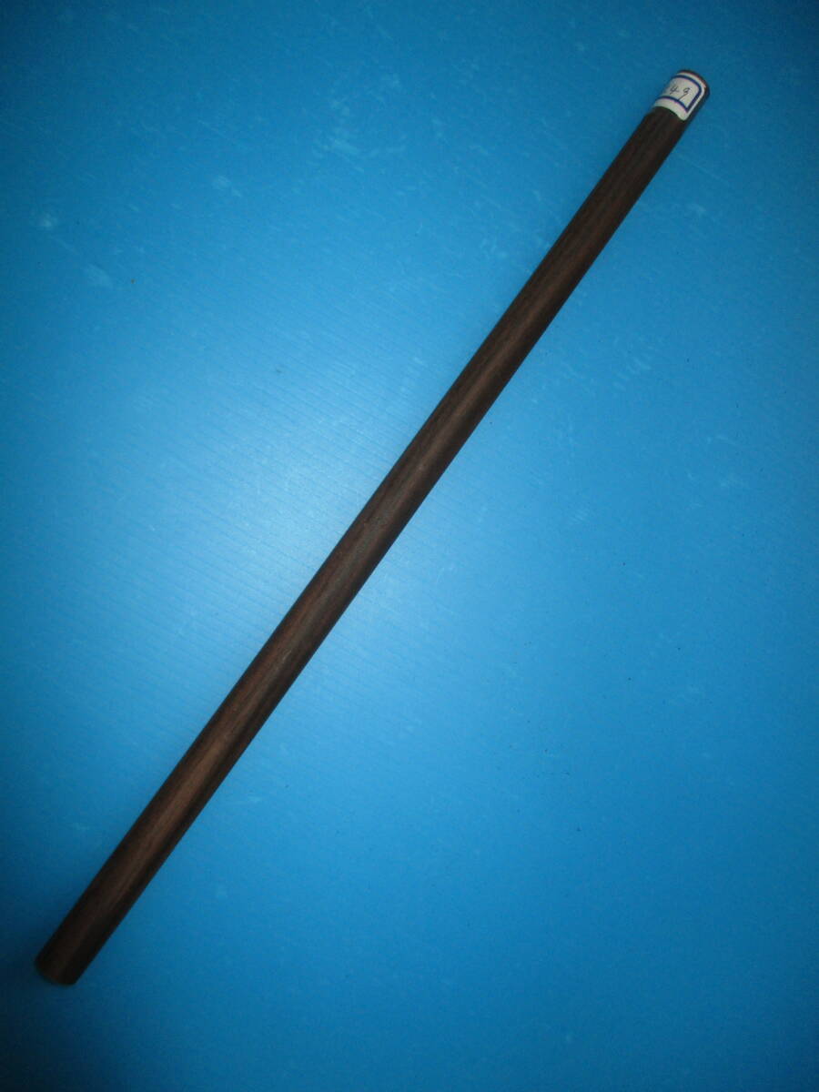 MR1249 黒檀 丸棒 直径12ｍm 長さ30ｃｍ  1本の画像1
