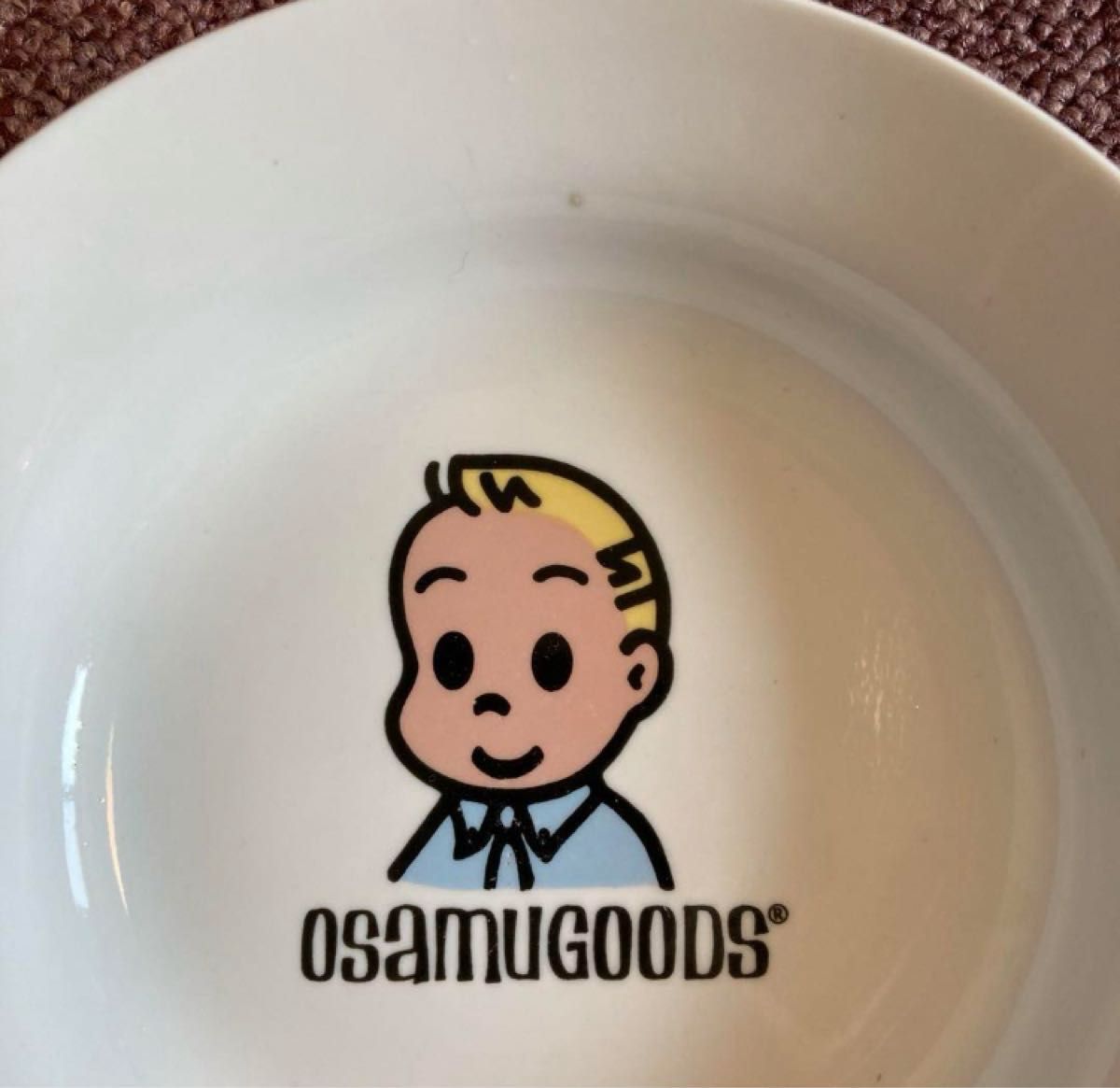 オサムグッズ ミスタードーナツ プレート カレー皿 原田治 GOODS オサムグッズ ミスタードーナツ プレート カレー皿 原田治 GOODS