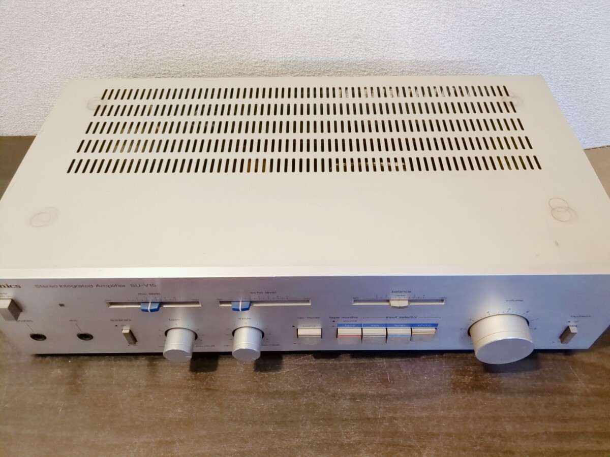 Technics SU-V15 アンプ　テクニクス　STEREO AMPLIFIER　松下電器　Y809_画像4