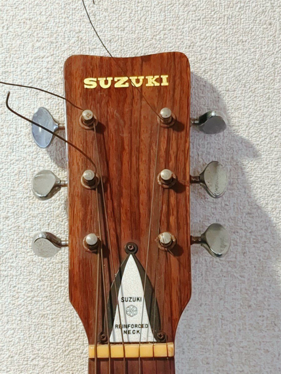 SuzukiGuitar F-100 アコースティックギター スズキギター　弦楽器 アコギ　Y781_画像2
