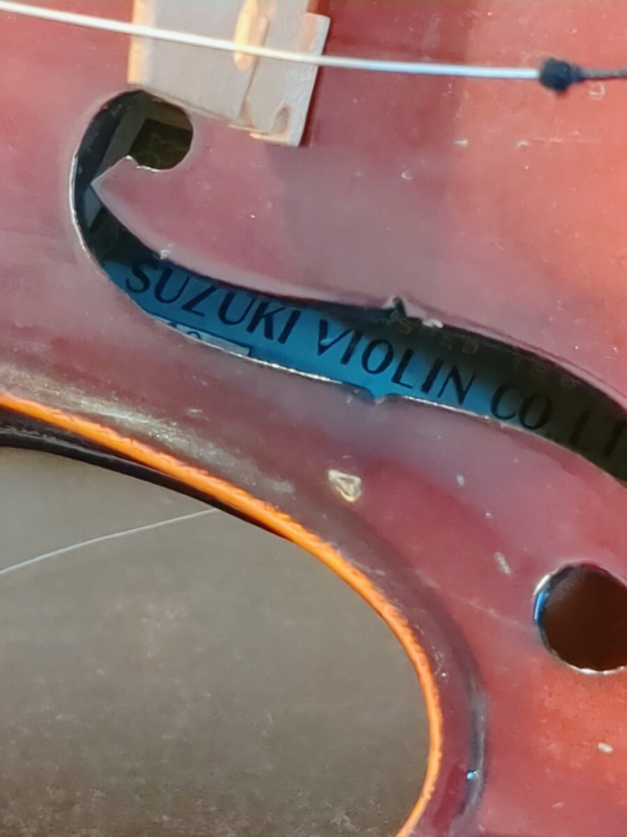 SUZUKI VIOLIN NO.13 4/4 ハードケース付き 弦楽器 スズキ バイオリン ヴァイオリン Y787の画像4
