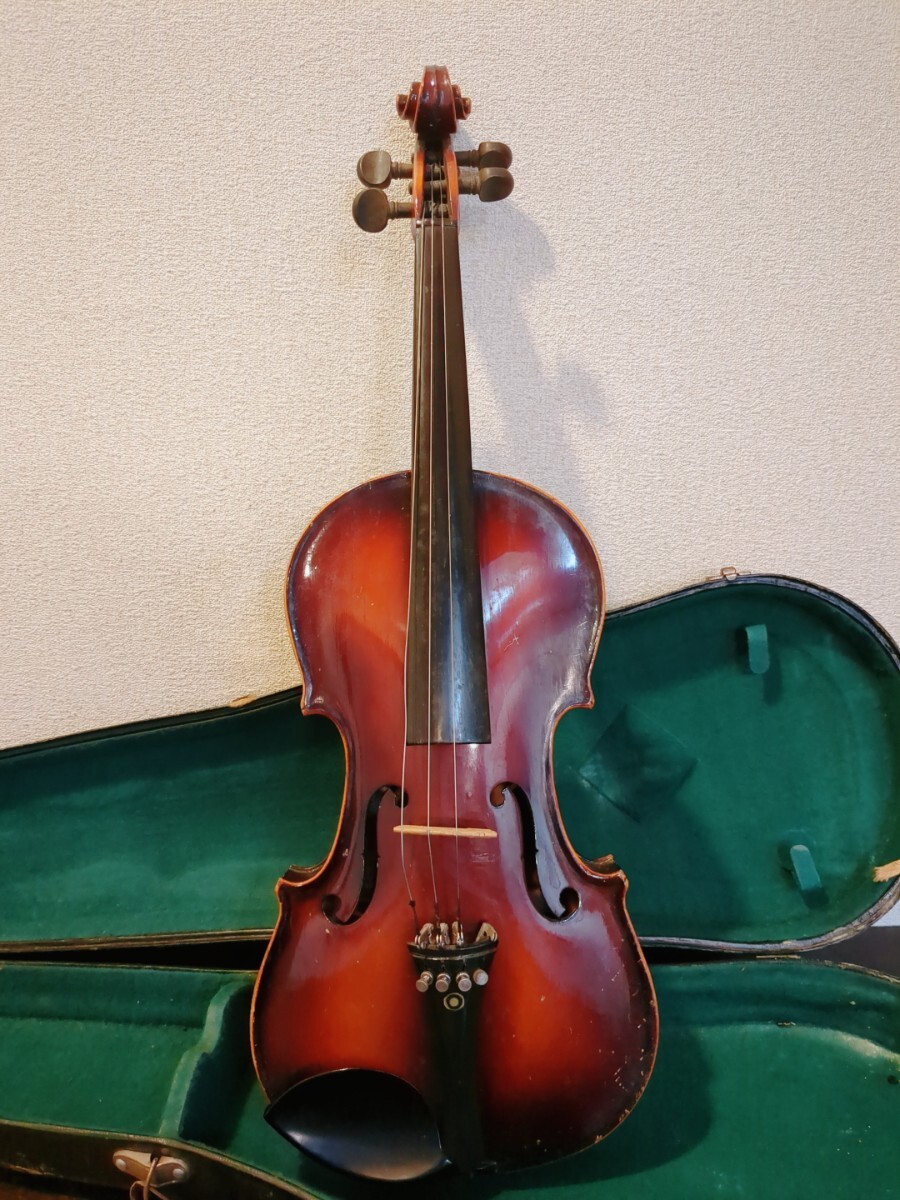SUZUKI VIOLIN NO.13 4/4 ハードケース付き 弦楽器 スズキ バイオリン ヴァイオリン Y787の画像2