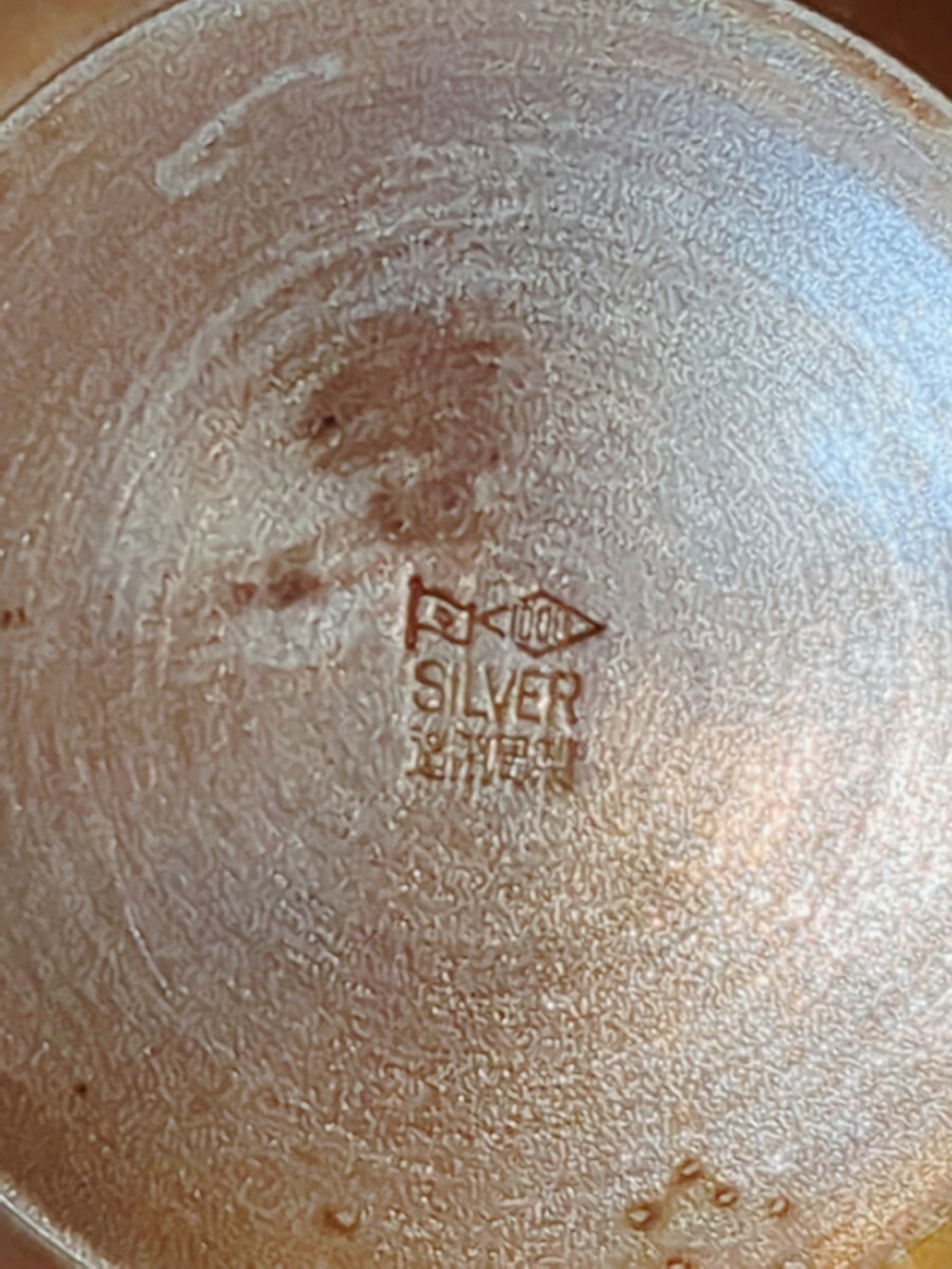  оригинальный серебряный 178g серебряный кубок внутри . общий . большой .SILVER структура . отдел производства серебряный серебряный чашечка для сакэ посуда для сакэ Y796