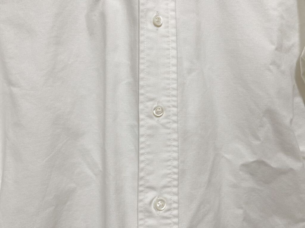 Brooks Brothers ブルックスブラザーズ MILANO オックスフォードBDシャツ 14-1/2 32 白 美品 USA製の画像3