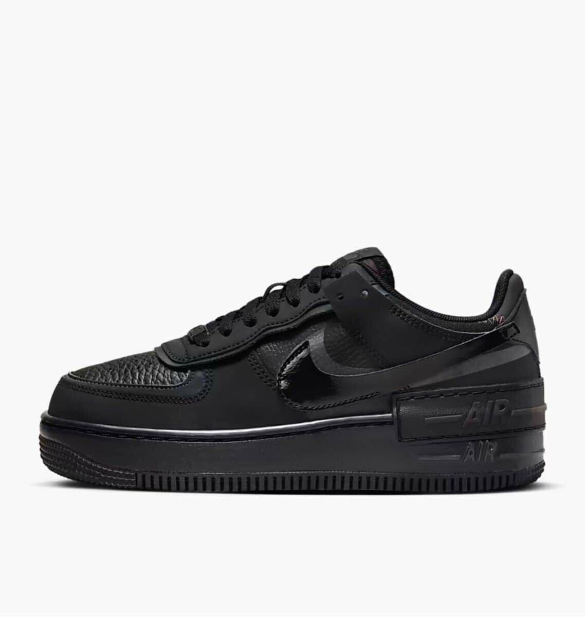 ☆送料込■新品28.5cm■ナイキ エアフォース 1 シャドウ AIR FORCE 1 SHADOW WMNS ブラック/ブラック【定価.18150円】_画像1