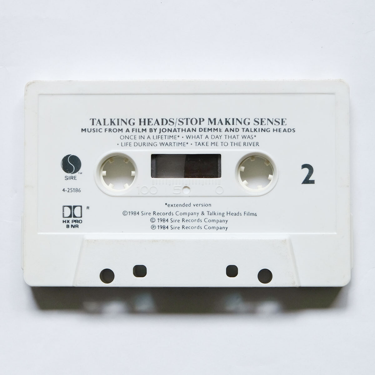 《良音！/ドルビーHX PRO/US版カセットテープ》Talking Heads●Stop Making Sense●トーキング ヘッズの画像6
