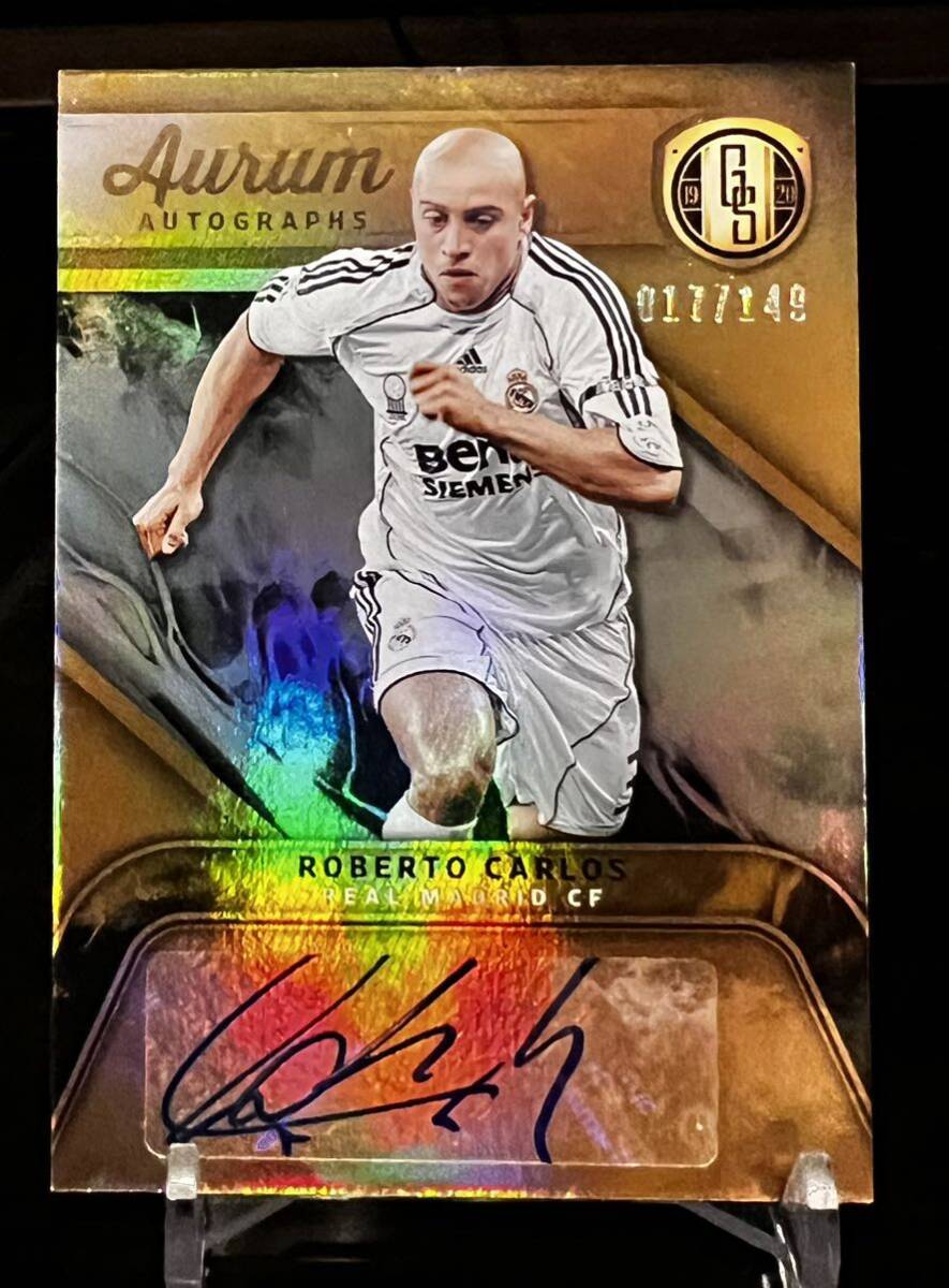 2019-20 PANINI GOLD STANDARD SOCCER ROBERTO CARLOS ロベルトカルロス ロベカル 直筆サインカード 限定149枚の画像1