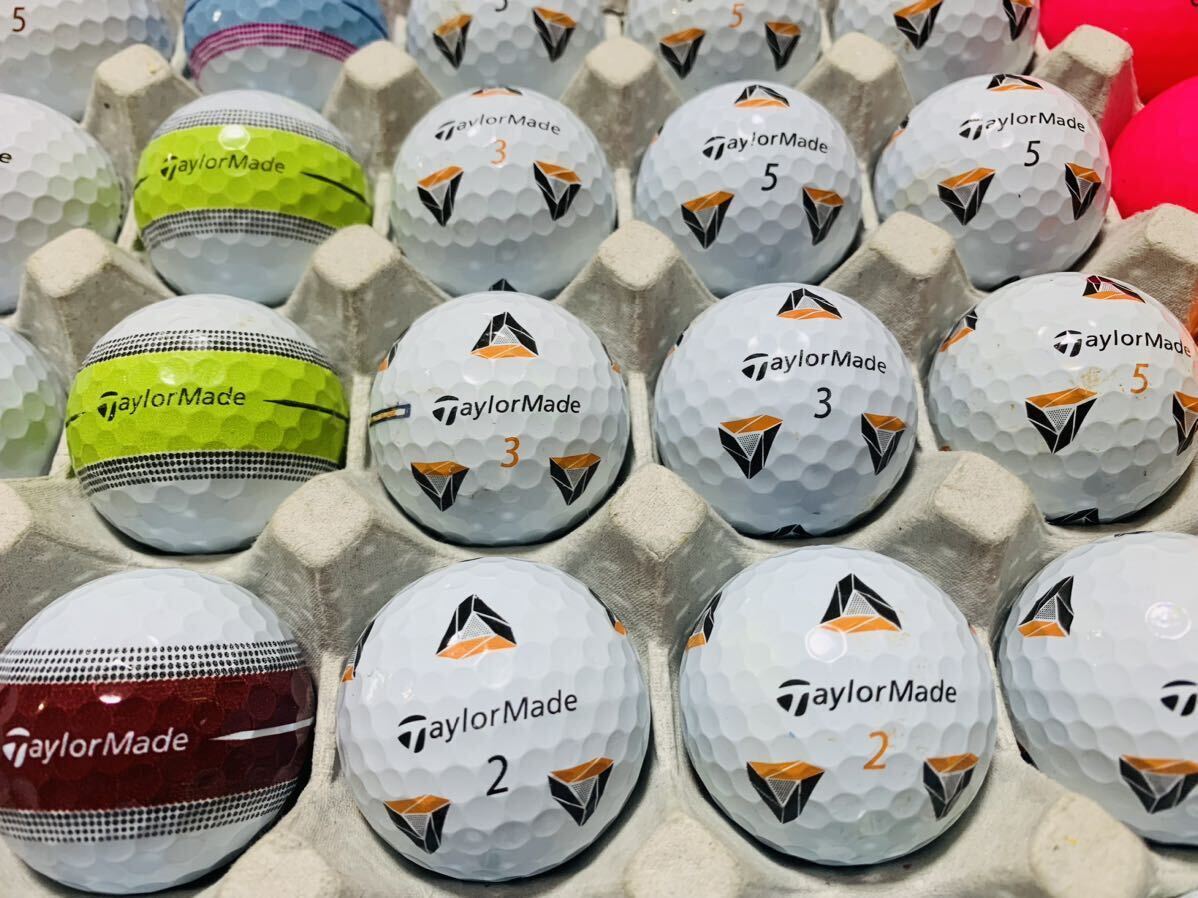 テーラーメイドTP5x TP5 ツアーレスポンス　ゴルフロストボール40個　TaylorMade GOLF カラーボール混合　TP5pix 他ディスタンスソフト等含_画像4