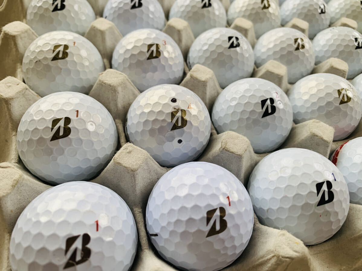 ブリヂストンツアーBXS ツアーBX ゴルフロストボール40個　カラーホワイトBRIDGESTONE GOLF 他　　JGR ストレート含_画像2