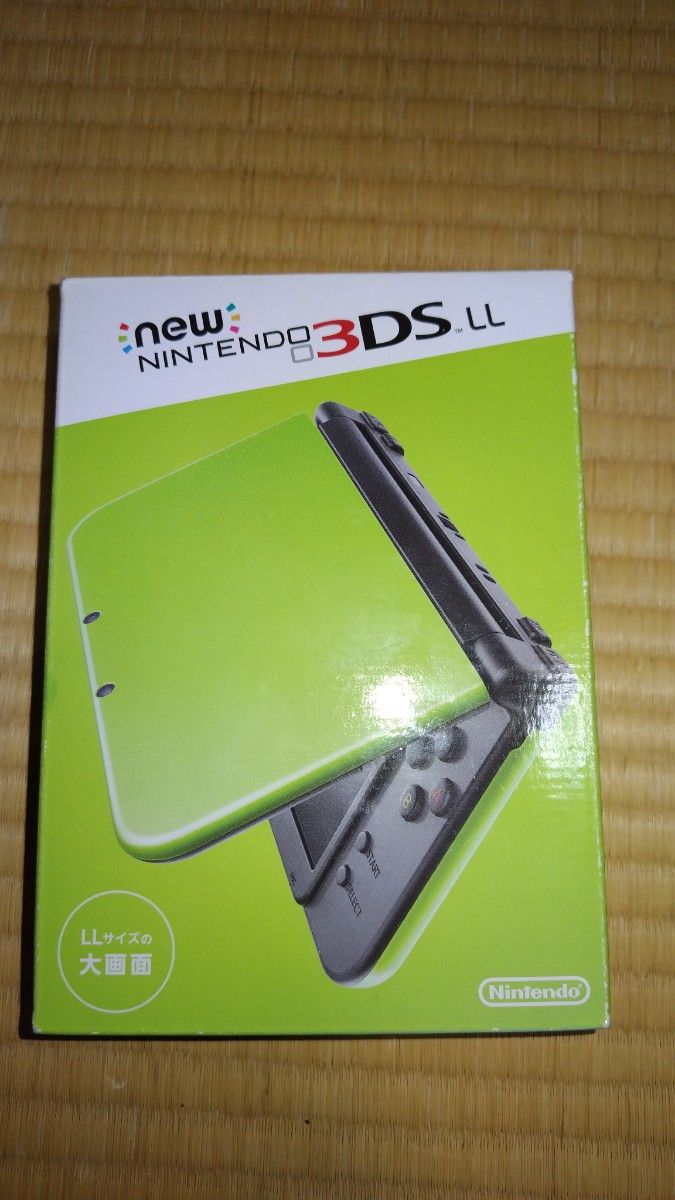 一部故障あり　New NINTENDO 3DSLL ライムブラック