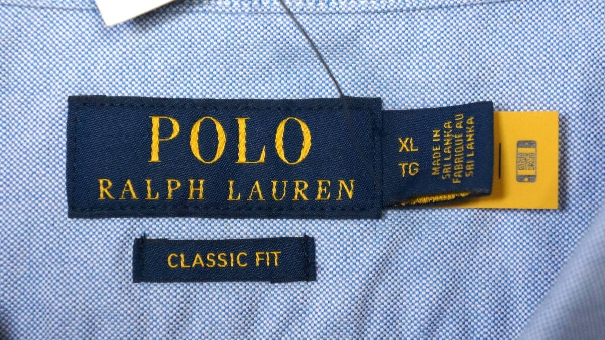 【新品】ラルフローレン ■ オックスフォードシャツ ■ メンズ XXL / US XL ■ 星条旗 フラッグ 総柄 刺繍 POLO RALPH LAUREN 正規品_画像7